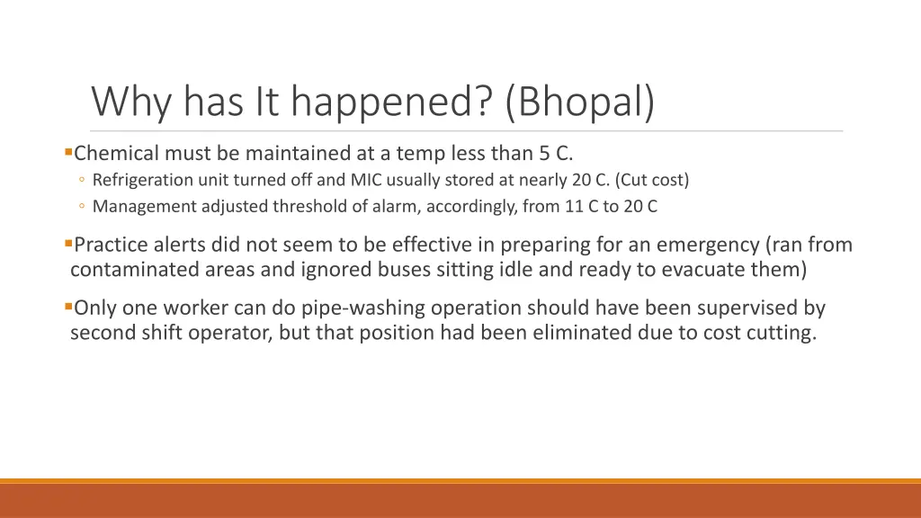why has it happened bhopal