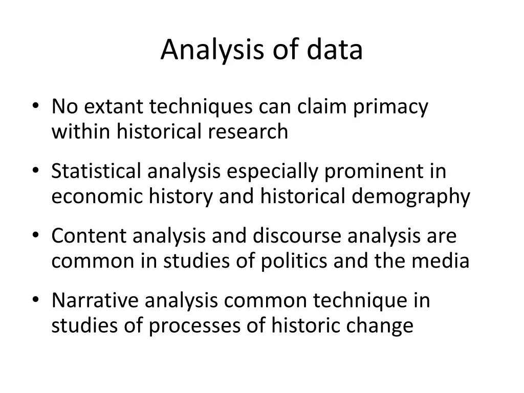 analysis of data 2