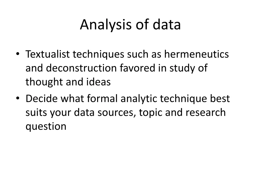 analysis of data 3