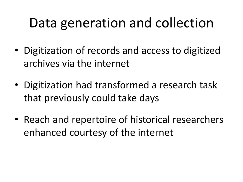 data generation and collection 2