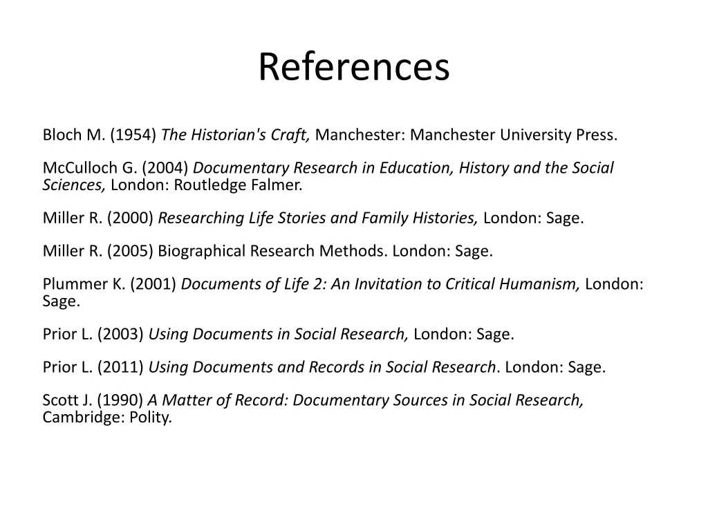 references