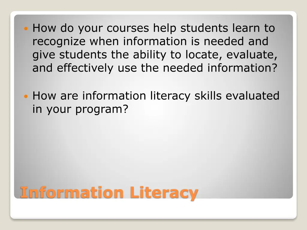 how do your courses help students learn