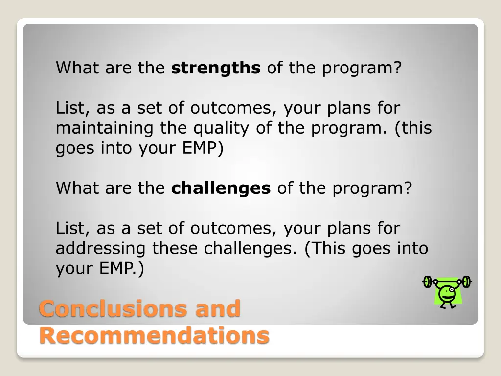 what are the strengths of the program