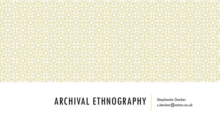archival ethnography