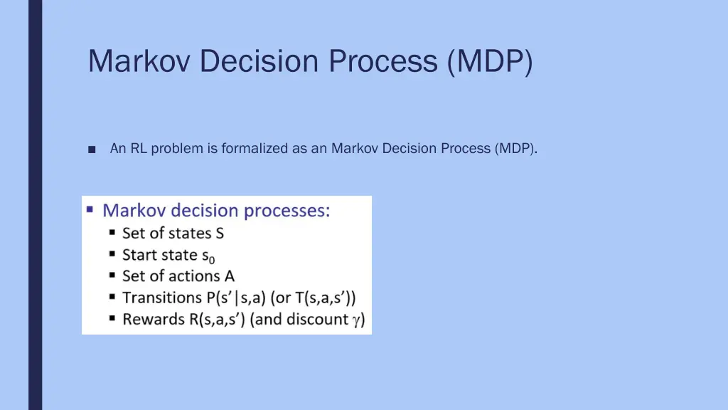 markov decision process mdp