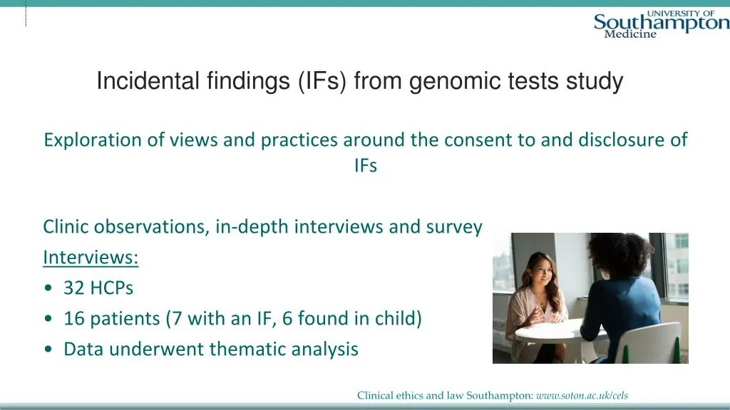 incidental findings ifs from genomic tests study