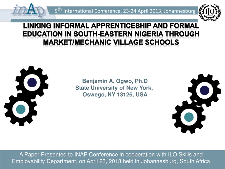 5 th international conference 23 24 april 2013