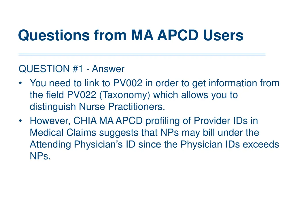 questions from ma apcd users 1