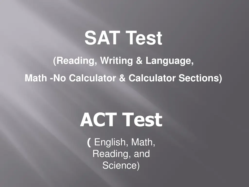 sat test