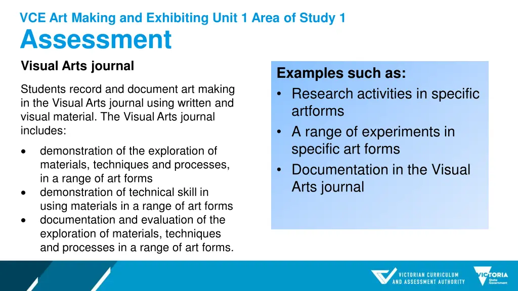 vce art making and exhibiting unit 1 area 2