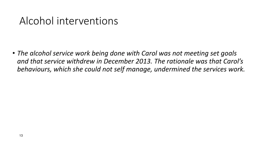 alcohol interventions