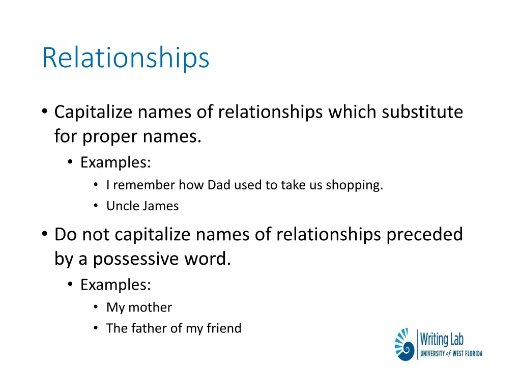 relationships