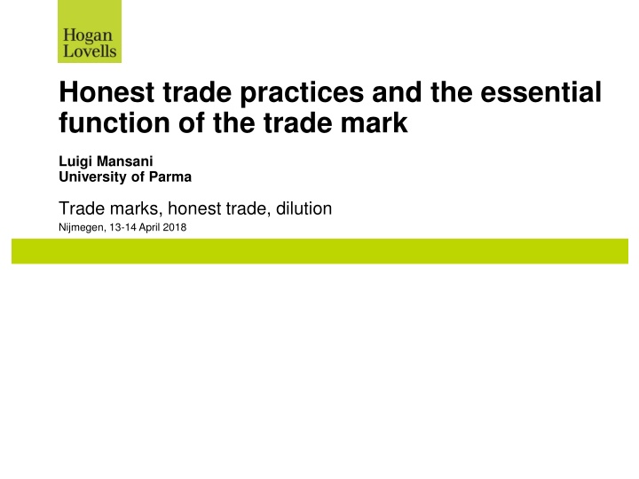 honest trade practices and the essential function