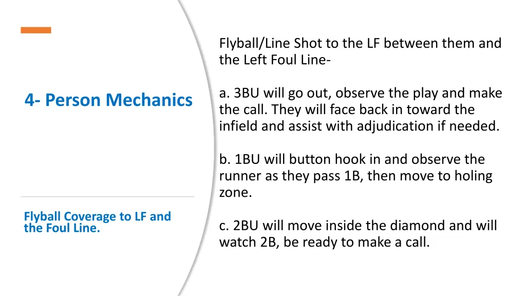 flyball line shot to the lf between them