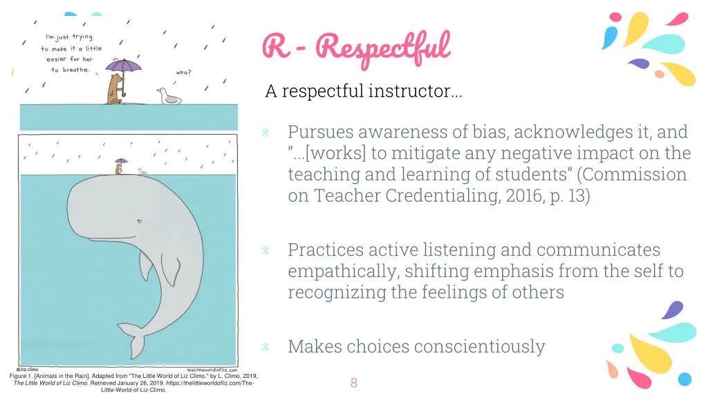 r respectful a respectful instructor