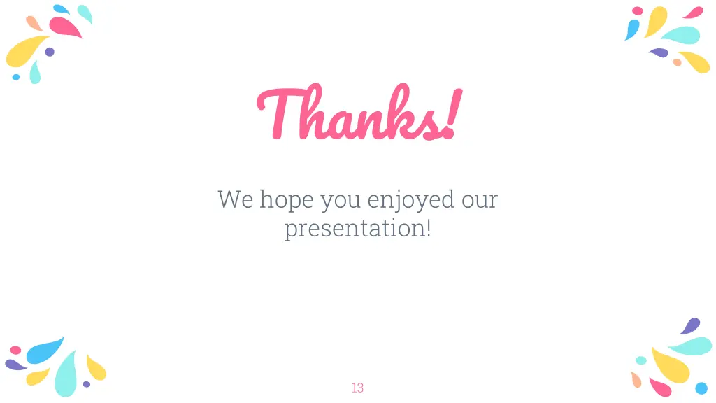 thanks