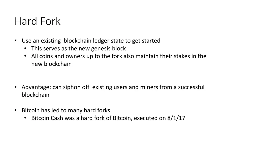 hard fork