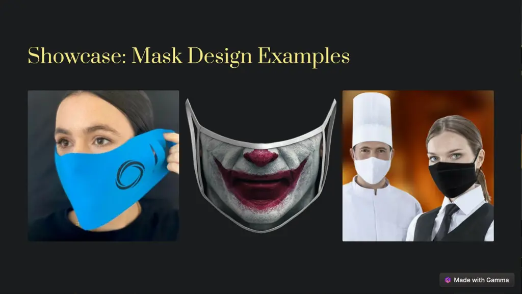 showcase mask design examples