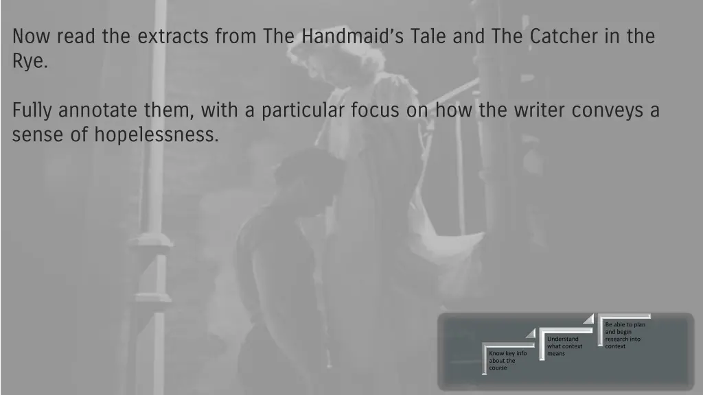 now read the extracts from the handmaid s tale
