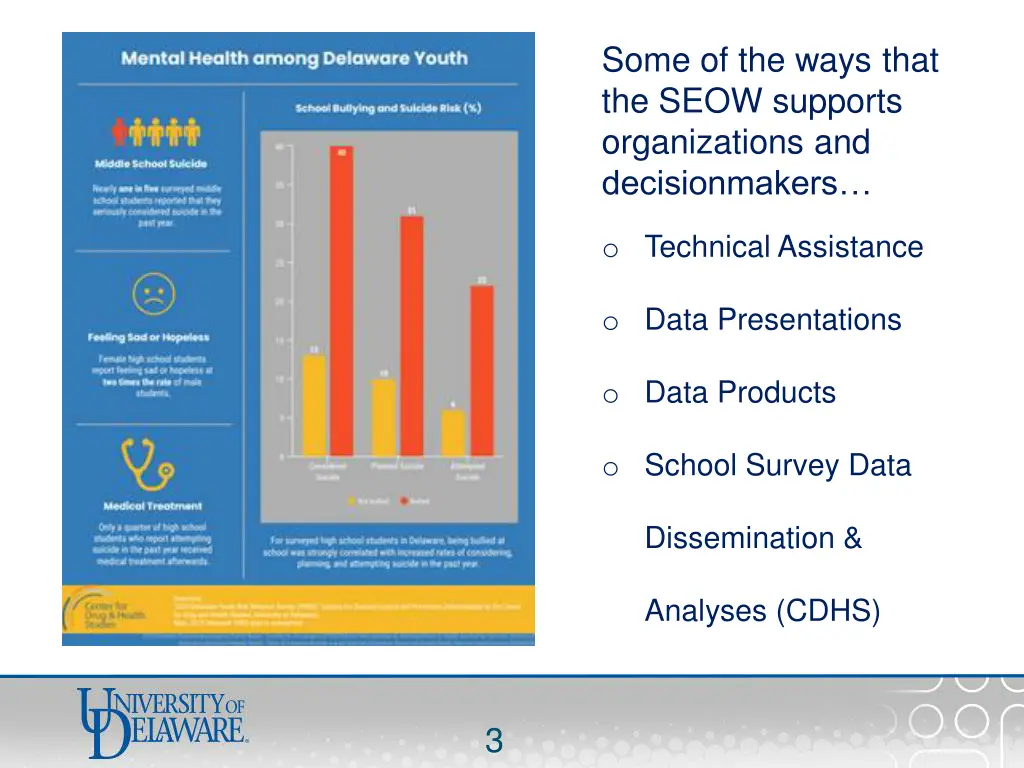 some of the ways that the seow supports