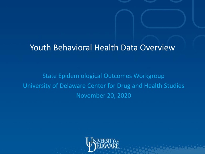 youth behavioral health data overview