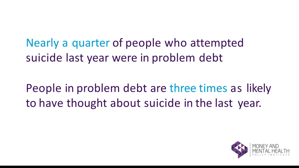 nearly a quarter of people who attempted suicide