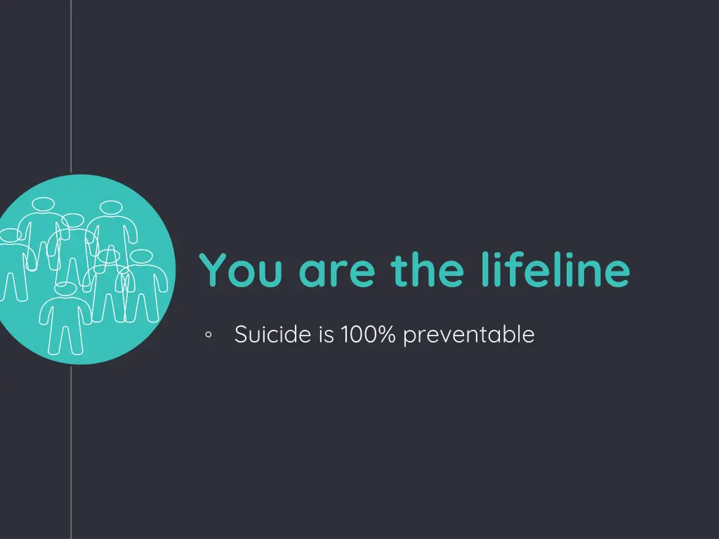 you are the lifeline