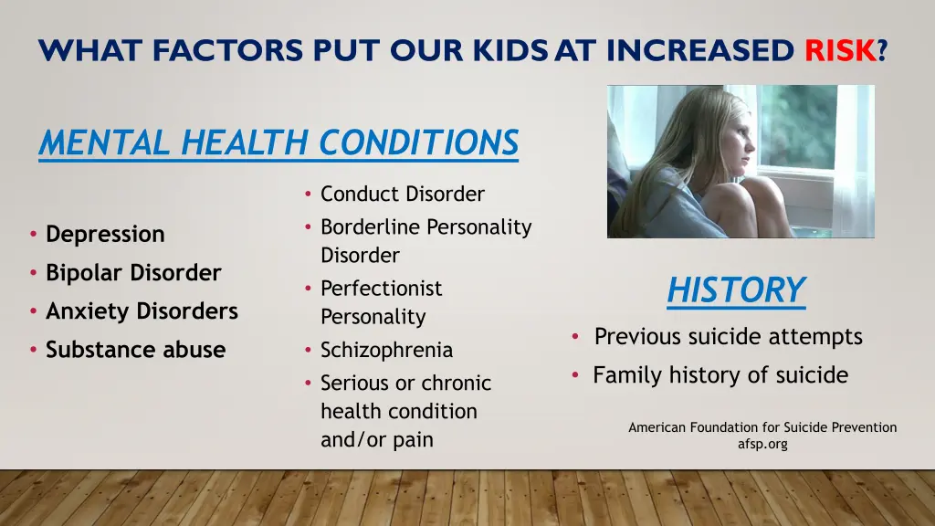 what factors put our kids at increased risk