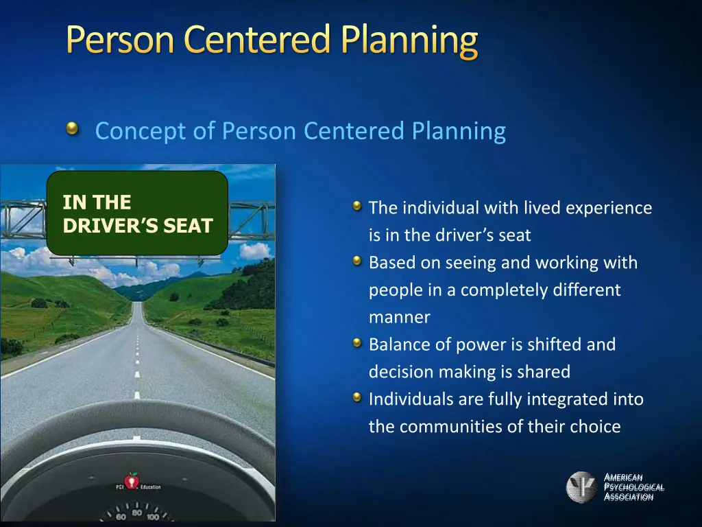 person centered planning