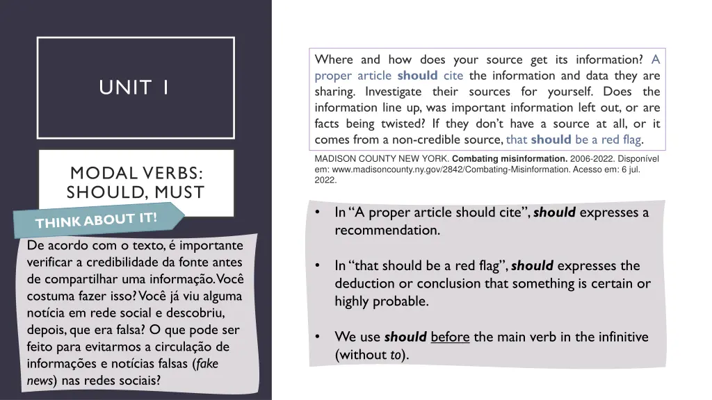 where and how does your source