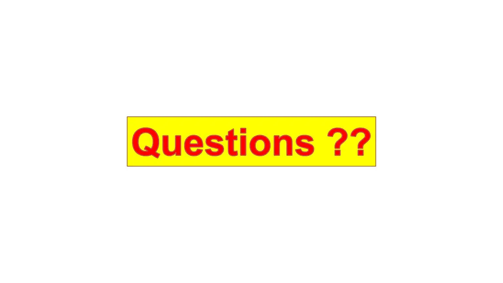 questions