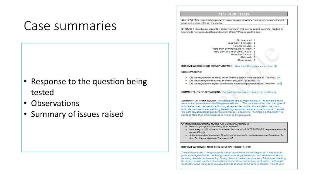 case summaries