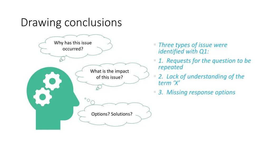 drawing conclusions 2