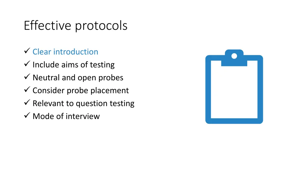 effective protocols