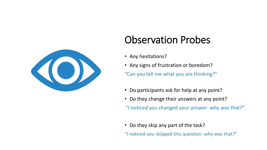 observation probes observation probes