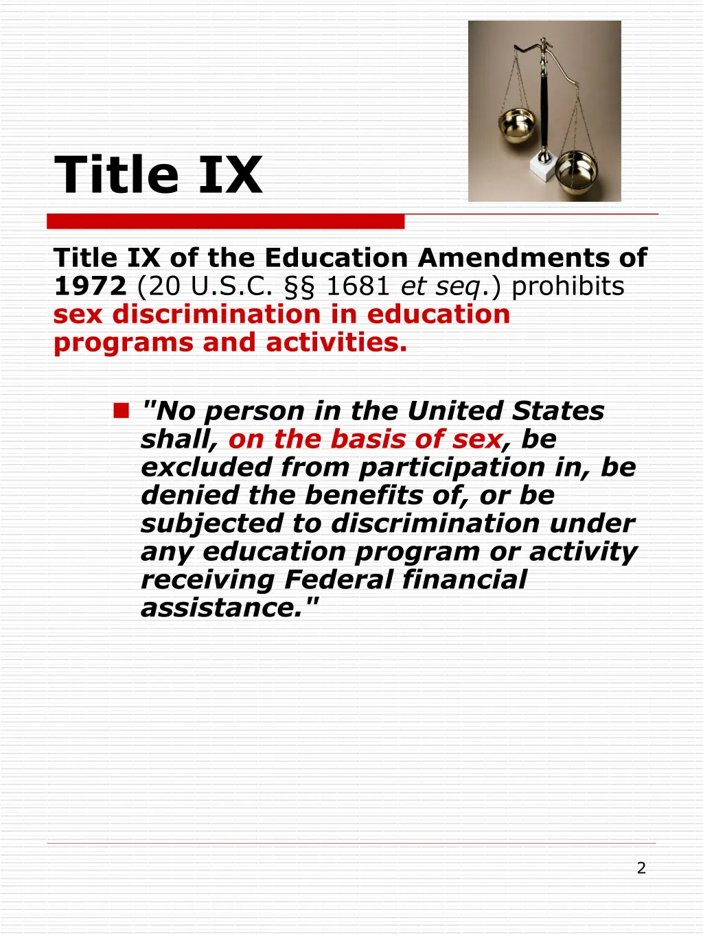 title ix
