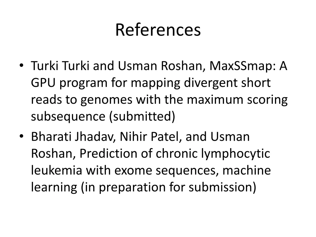 references