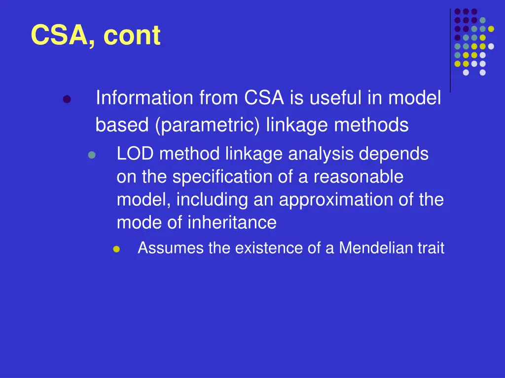 csa cont