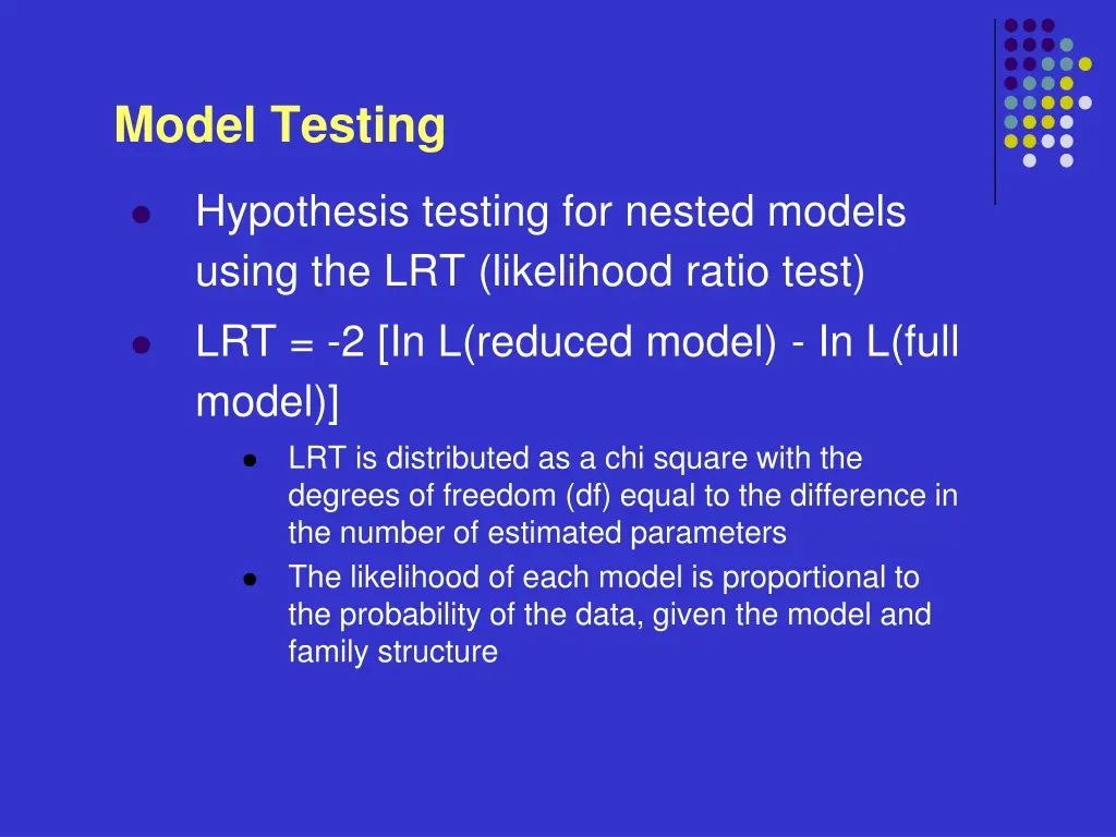 model testing