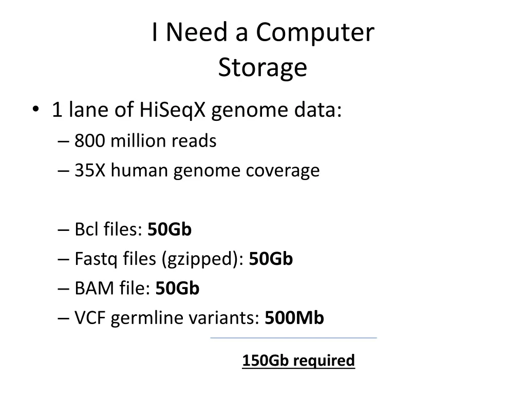 i need a computer storage