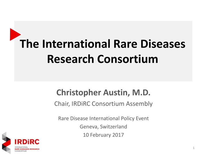 the international rare diseases research