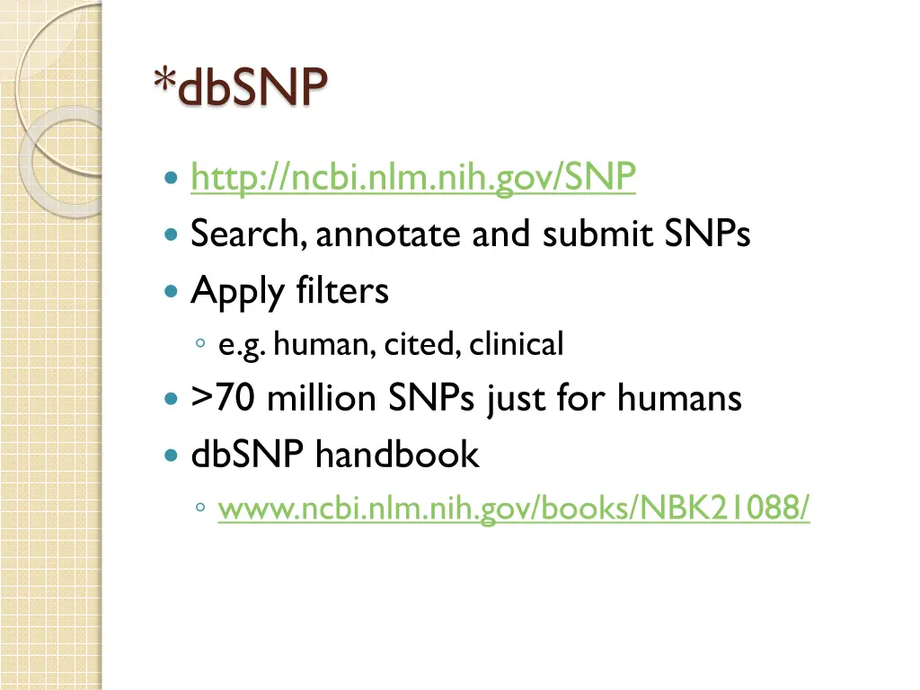 dbsnp