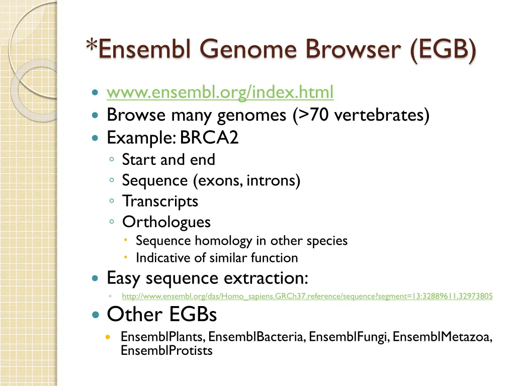 ensembl genome browser egb
