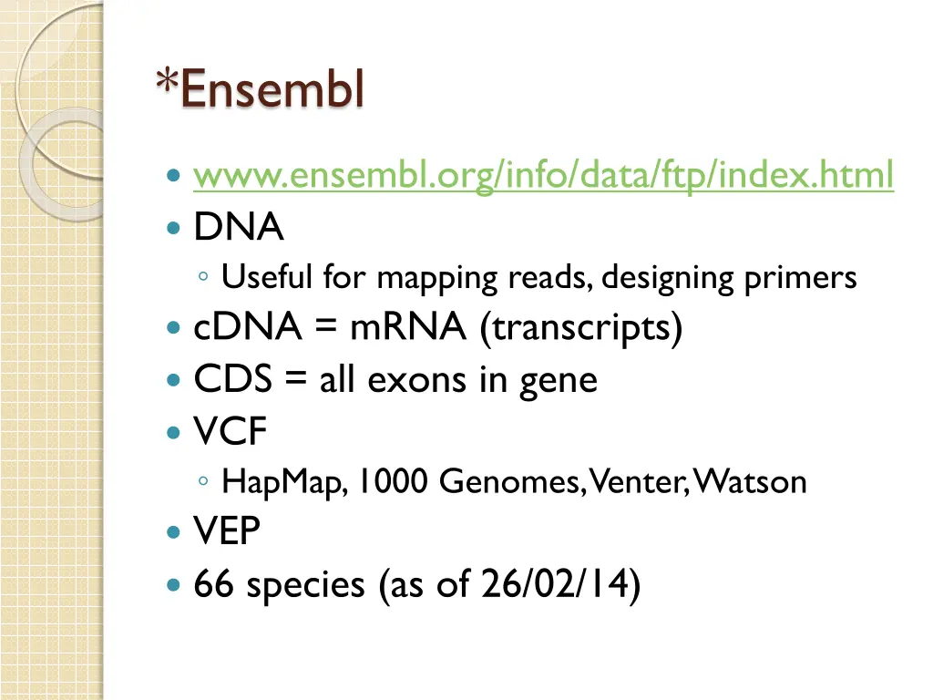 ensembl