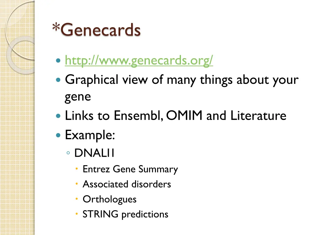 genecards