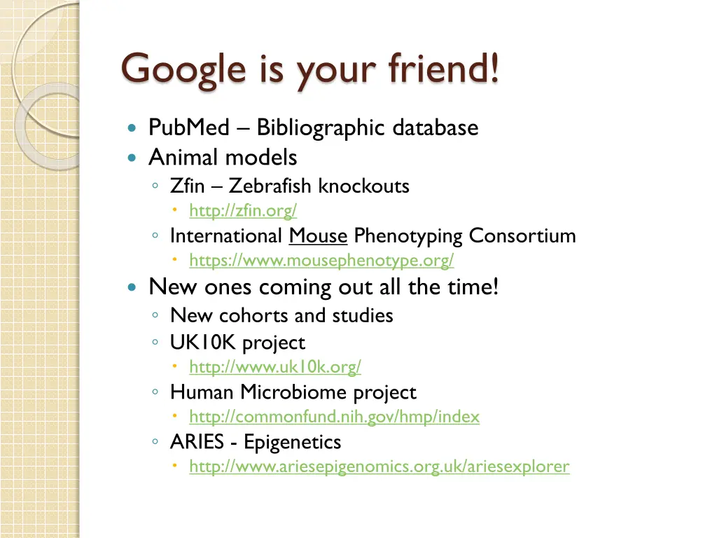 google is your friend