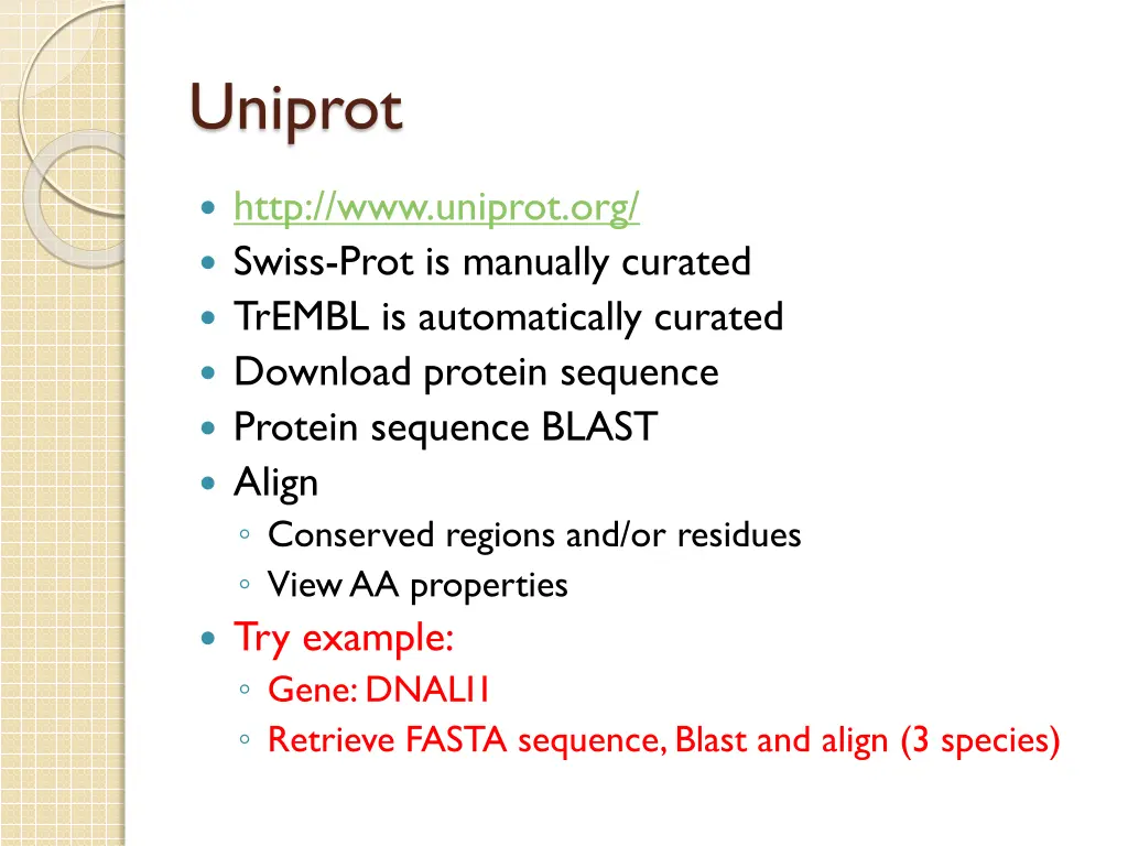 uniprot