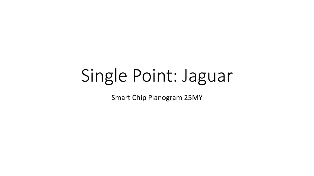 single point jaguar