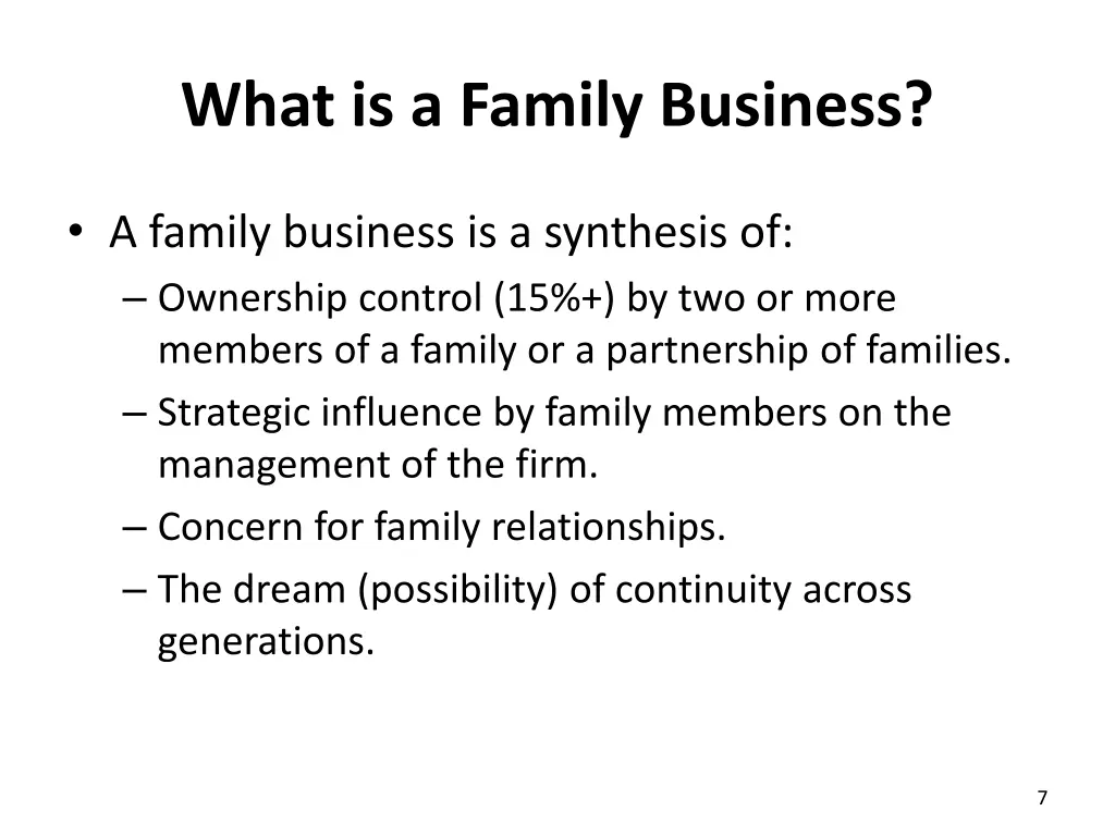 what is a family business