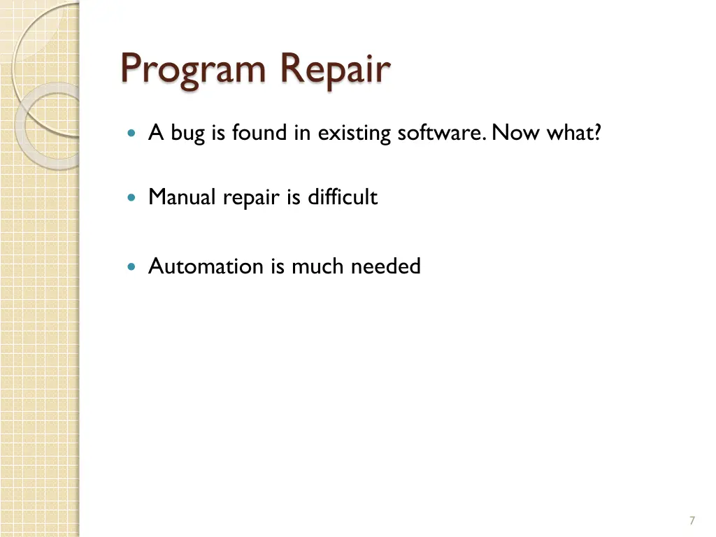 program repair
